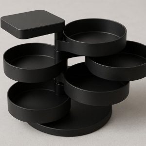 Rotating Multi Tier Organizer Box